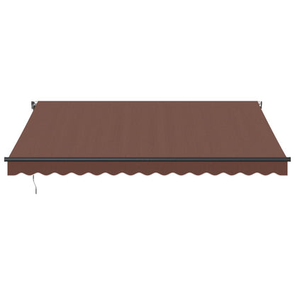 Tenda da Sole Retrattile Automatica Marrone 400x350 cm
