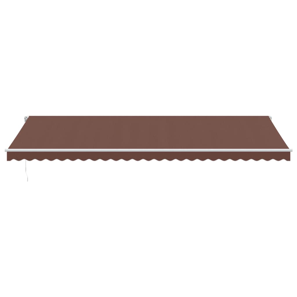 Tenda Retrattile Manuale 600x300 cm Marrone