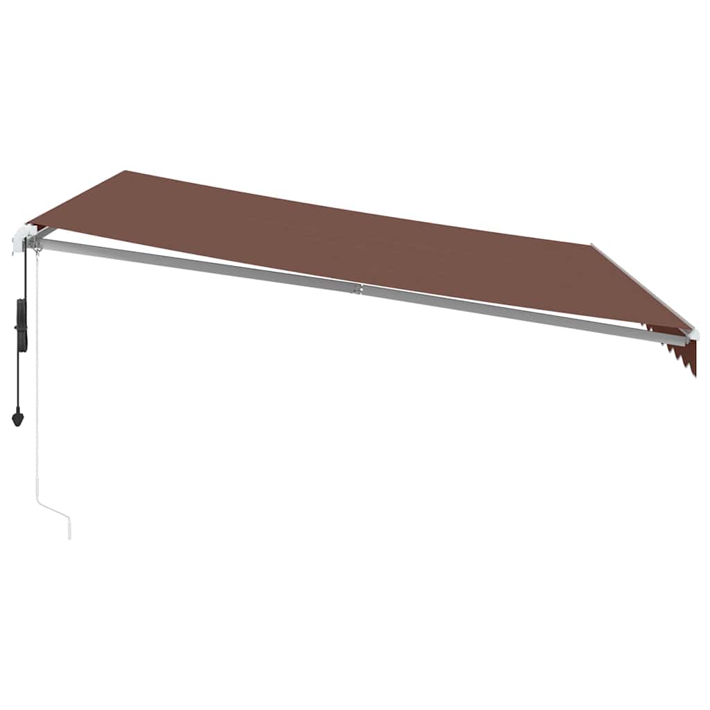 Tenda da Sole Retrattile Automatica 400x300 cm Marrone