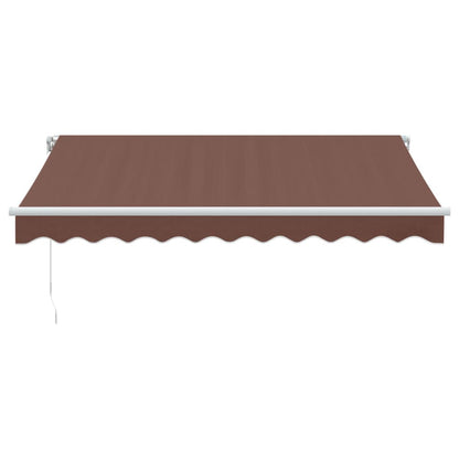 Tenda Sole Retrattile Manuale 300x250 cm Marrone