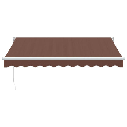 Tenda Sole Retrattile Manuale 300x250 cm Marrone