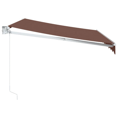 Tenda Sole Retrattile Manuale 300x250 cm Marrone