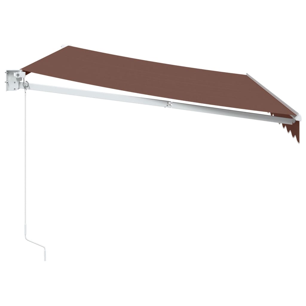 Tenda Sole Retrattile Manuale 350x250 cm Marrone