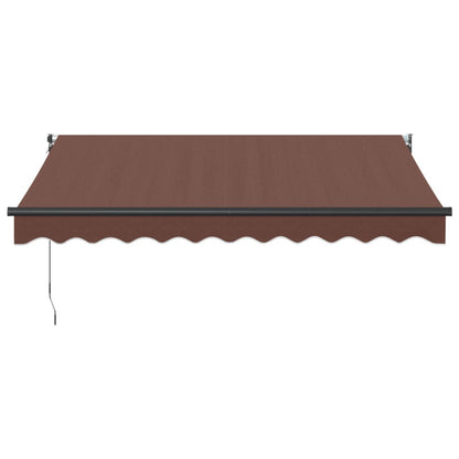 Tenda Sole Retrattile Manuale 300x250 cm Marrone