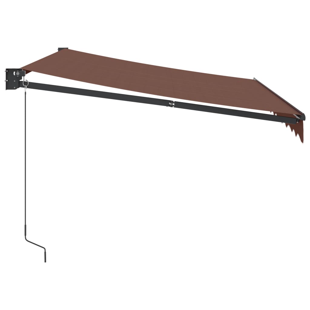 Tenda Sole Retrattile Manuale 300x250 cm Marrone