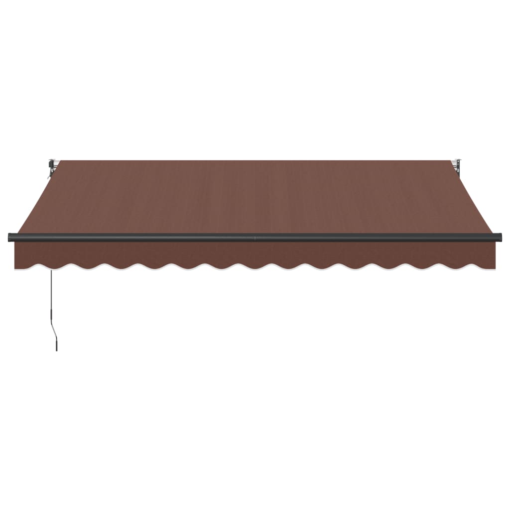 Tenda Sole Retrattile Manuale 350x250 cm Marrone