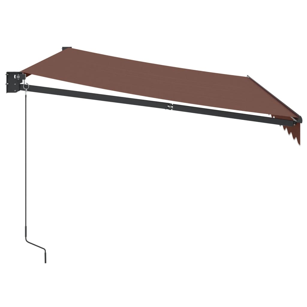 Tenda Sole Retrattile Manuale 350x250 cm Marrone