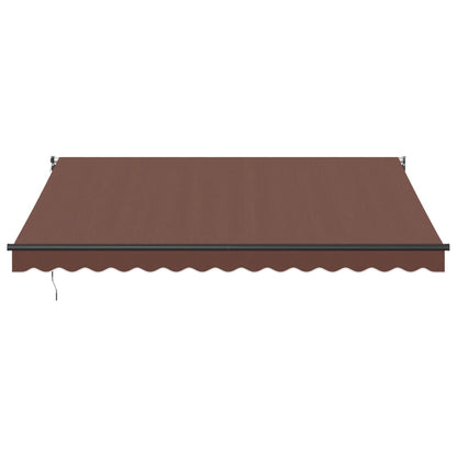 Tenda Sole Retrattile Manuale 400x300 cm Marrone