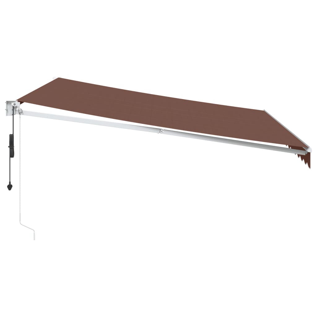 Tenda da Sole Retrattile Automatica 400x300 cm Marrone