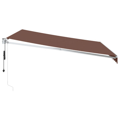 Tenda da Sole Retrattile Automatica 400x300 cm Marrone