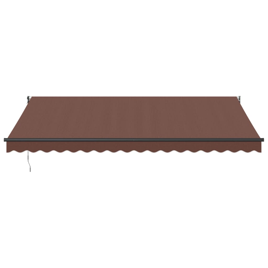 Tenda da Sole Retrattile Automatica Marrone 450x300 cm