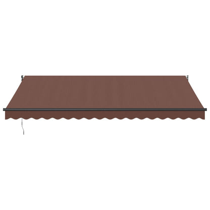 Tenda da Sole Retrattile Automatica Marrone 450x300 cm
