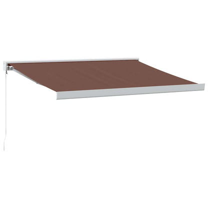 Tenda Sole Retrattile Manuale 300x250 cm Marrone