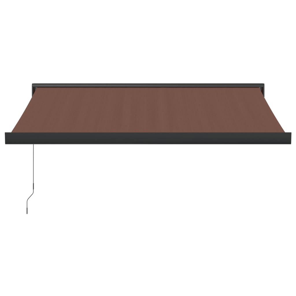 Tenda Sole Retrattile Manuale 300x250 cm Marrone
