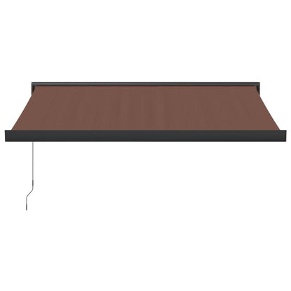 Tenda Sole Retrattile Manuale 300x250 cm Marrone