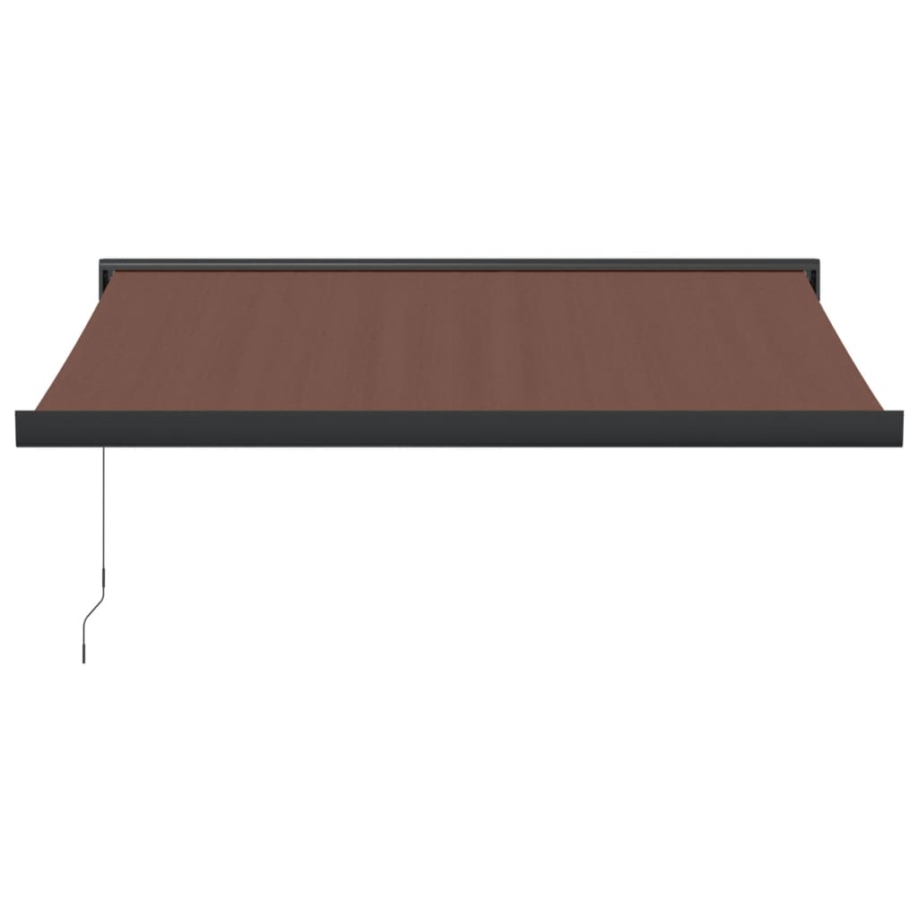Tenda Sole Retrattile Manuale 350x250 cm Marrone