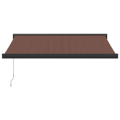 Tenda Sole Retrattile Manuale 350x250 cm Marrone