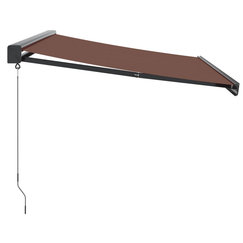 Tenda Sole Retrattile Manuale 350x250 cm Marrone