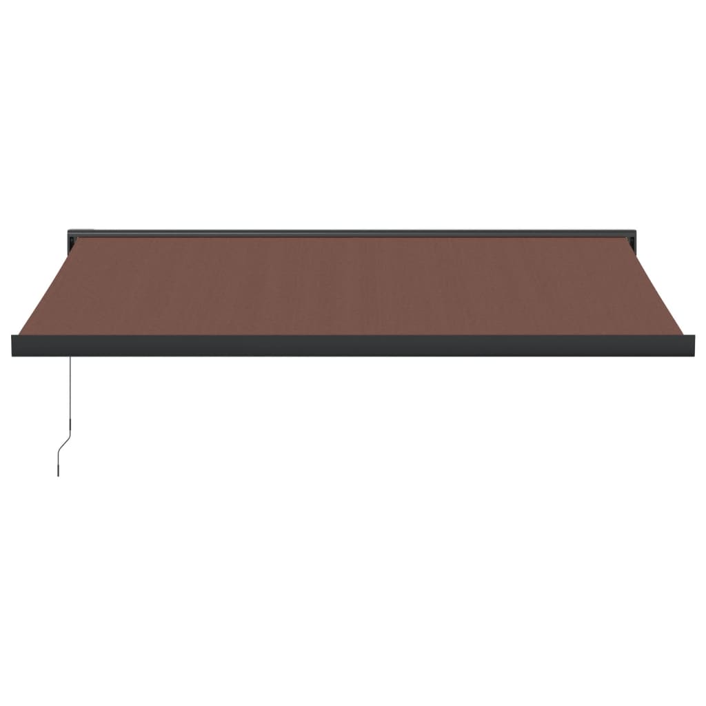 Tenda Sole Retrattile Manuale 400x300 cm Marrone