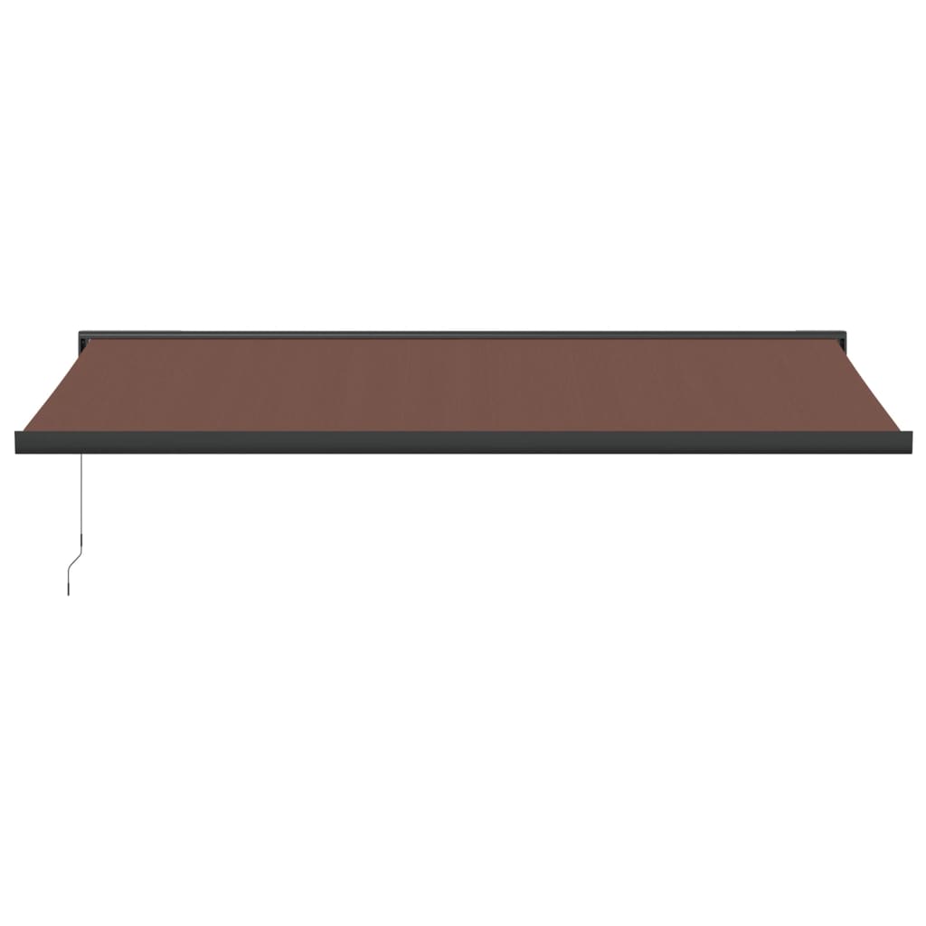 Tenda Sole Retrattile Manuale 500x300 cm Marrone