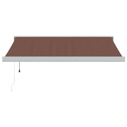 Tenda da Sole Retrattile Automatica Marrone 300x250 cm