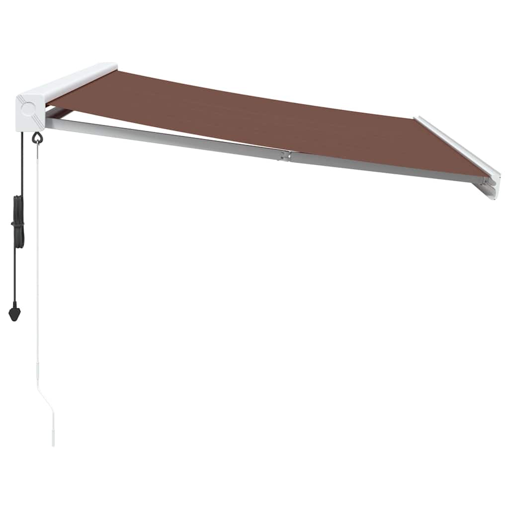 Tenda da Sole Retrattile Automatica Marrone 300x250 cm