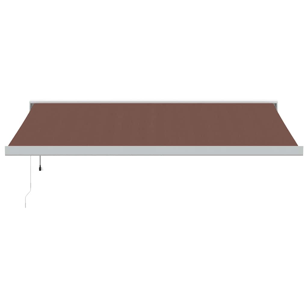 Tenda da Sole Retrattile Automatica Marrone 450x300 cm