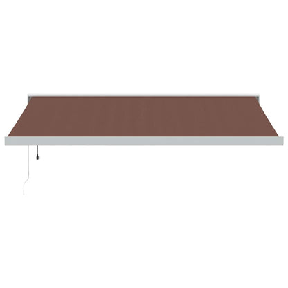 Tenda da Sole Retrattile Automatica Marrone 450x300 cm