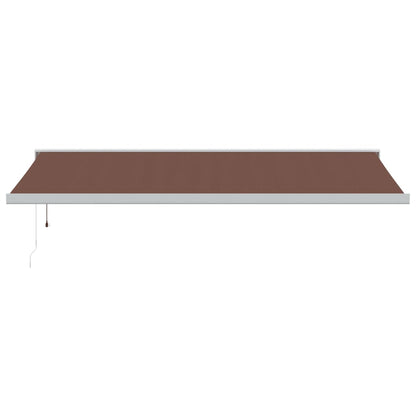 Tenda da Sole Retrattile Automatica Marrone 500x300 cm