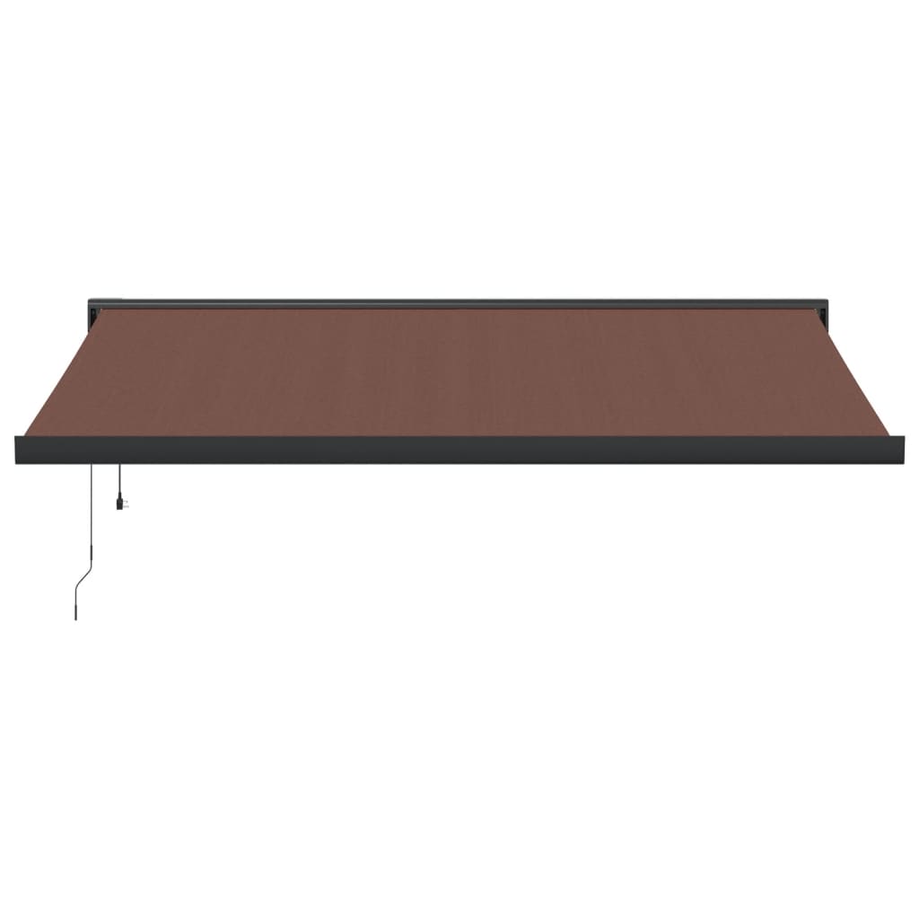 Tenda da Sole Retrattile Automatica Marrone 450x300 cm
