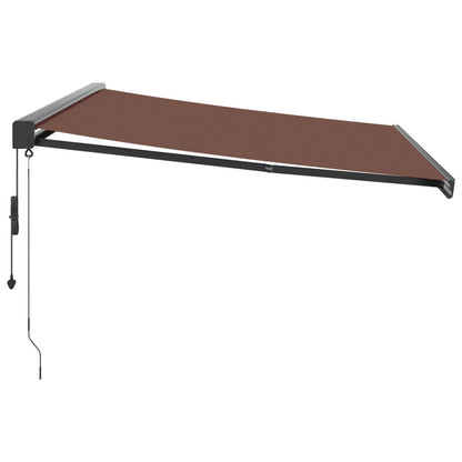 Tenda da Sole Retrattile Automatica Marrone 450x300 cm