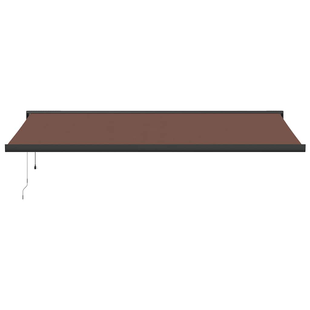 Tenda da Sole Retrattile Automatica Marrone 500x300 cm