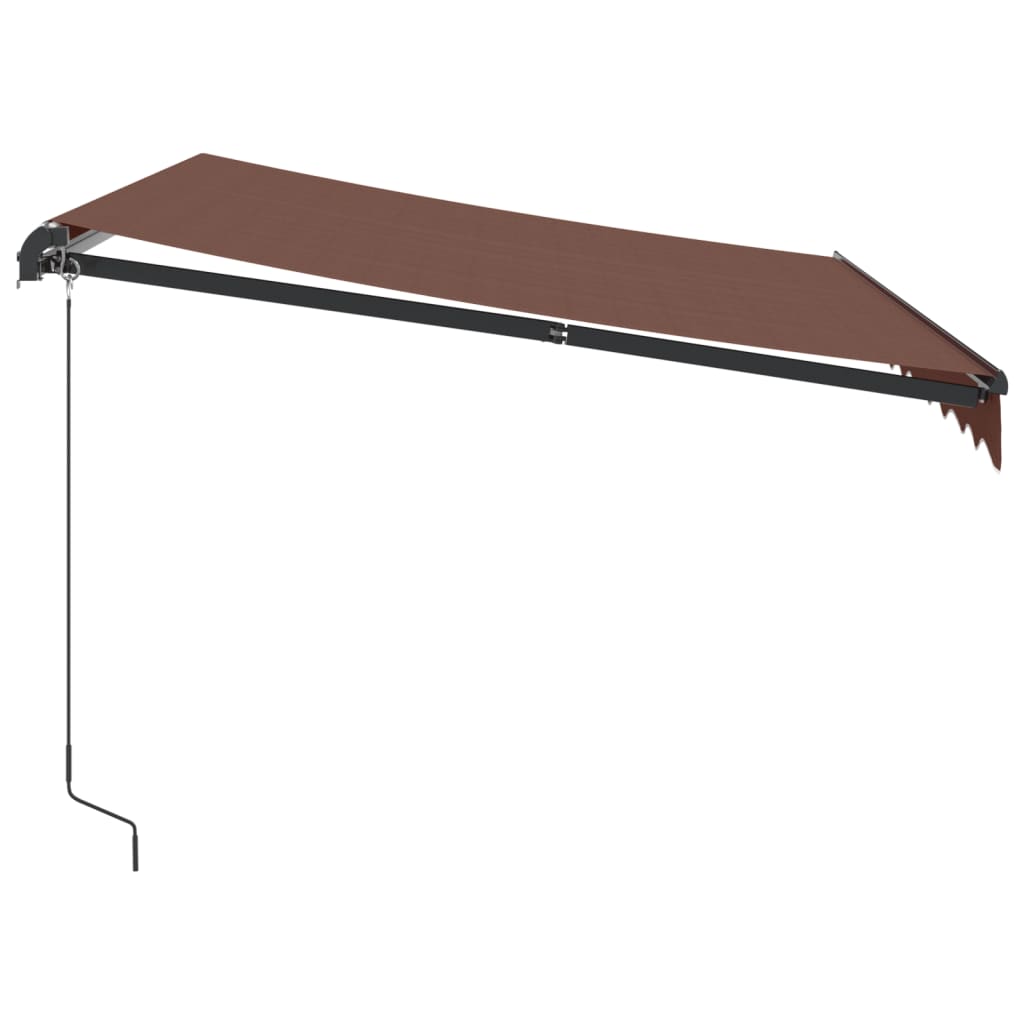 Tenda Sole Retrattile Manuale 300x250 cm Marrone