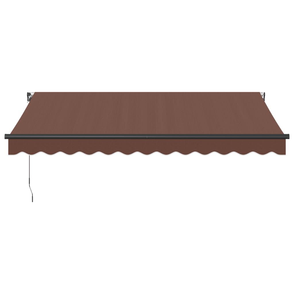 Tenda Sole Retrattile Manuale 350x250 cm Marrone