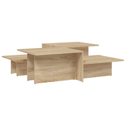 Tavolini da Salotto 2 pz Rovere Sonoma in Legno Multistrato