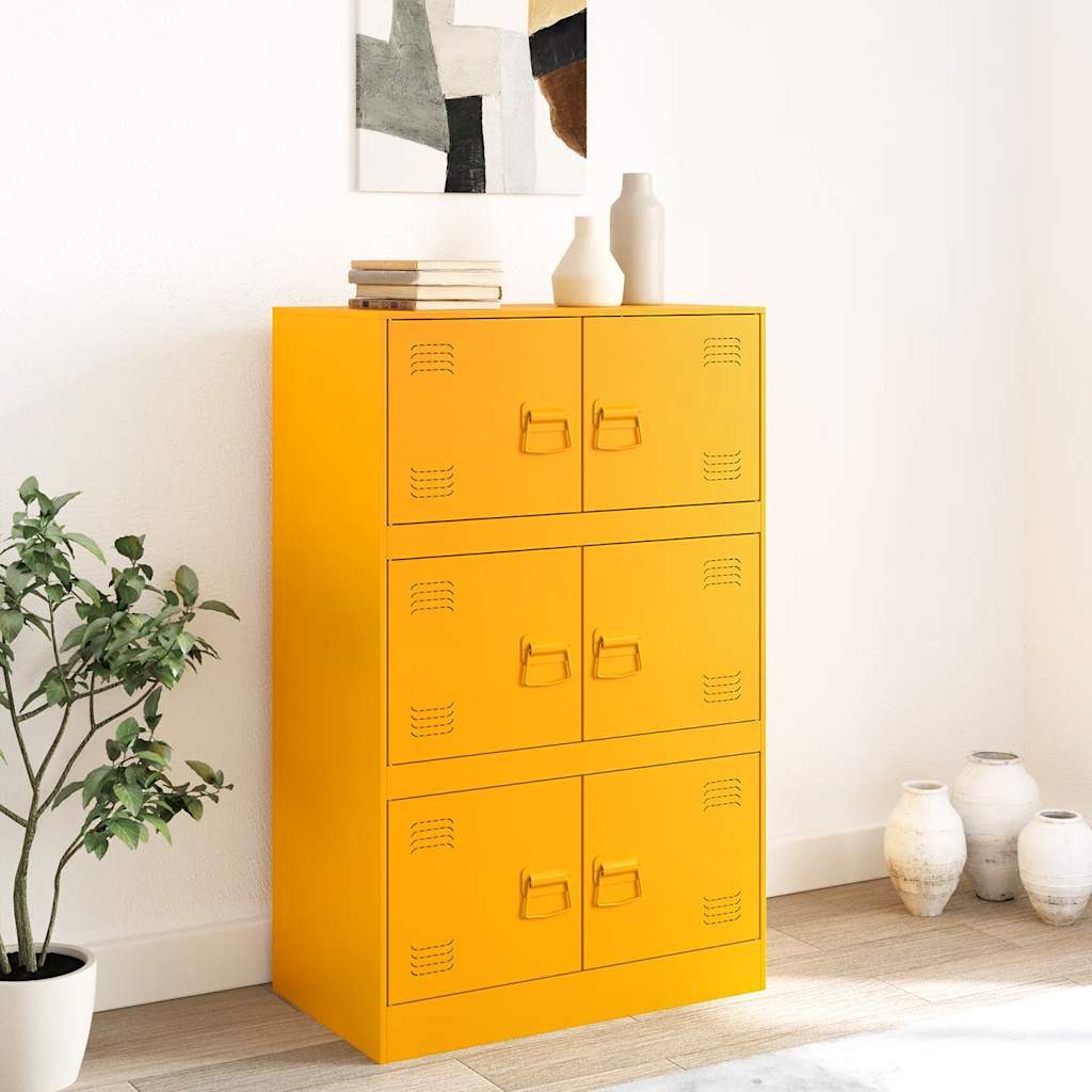Credenza Antracite 67x39x107 cm in Acciaio