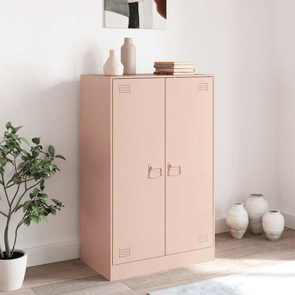 Credenza Rosa 67x39x107 cm in Acciaio