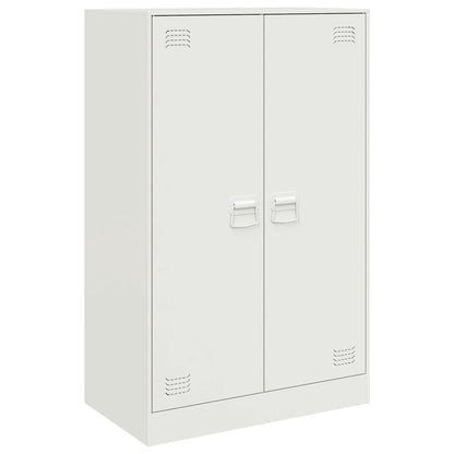 Credenza Bianca 67x39x107 cm in Acciaio