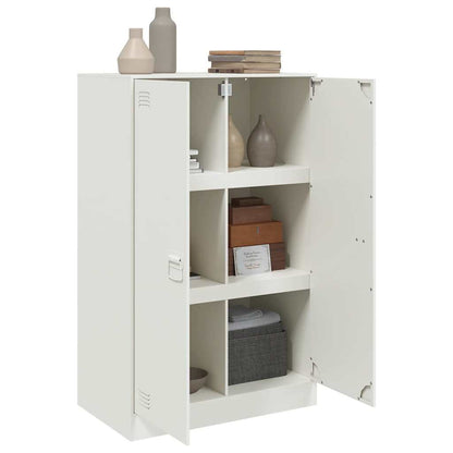 Credenza Bianca 67x39x107 cm in Acciaio