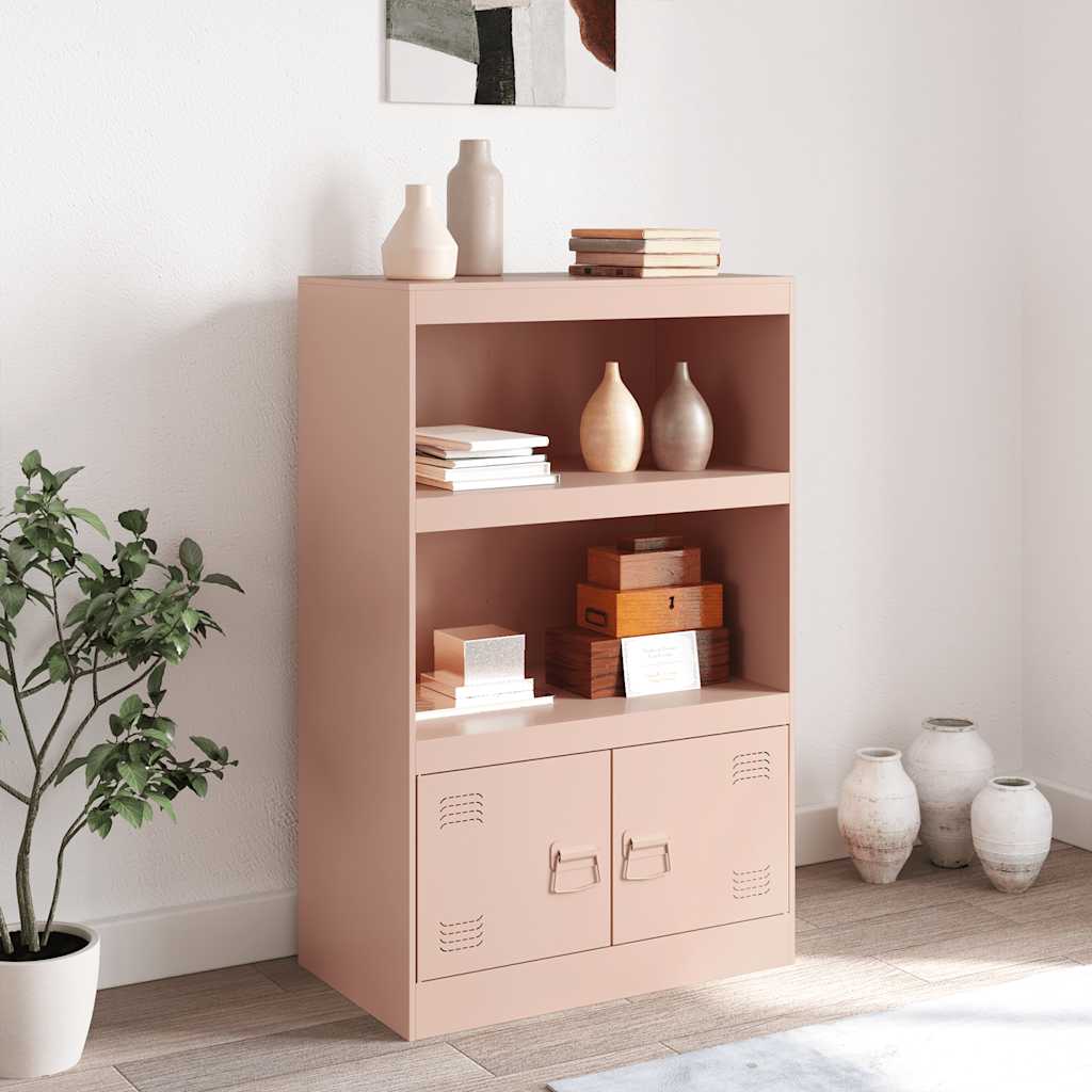 Credenza Rosa 67x39x107 cm in Acciaio