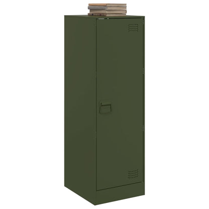 Credenza Verde Oliva 34,5x39x107 cm in Acciaio