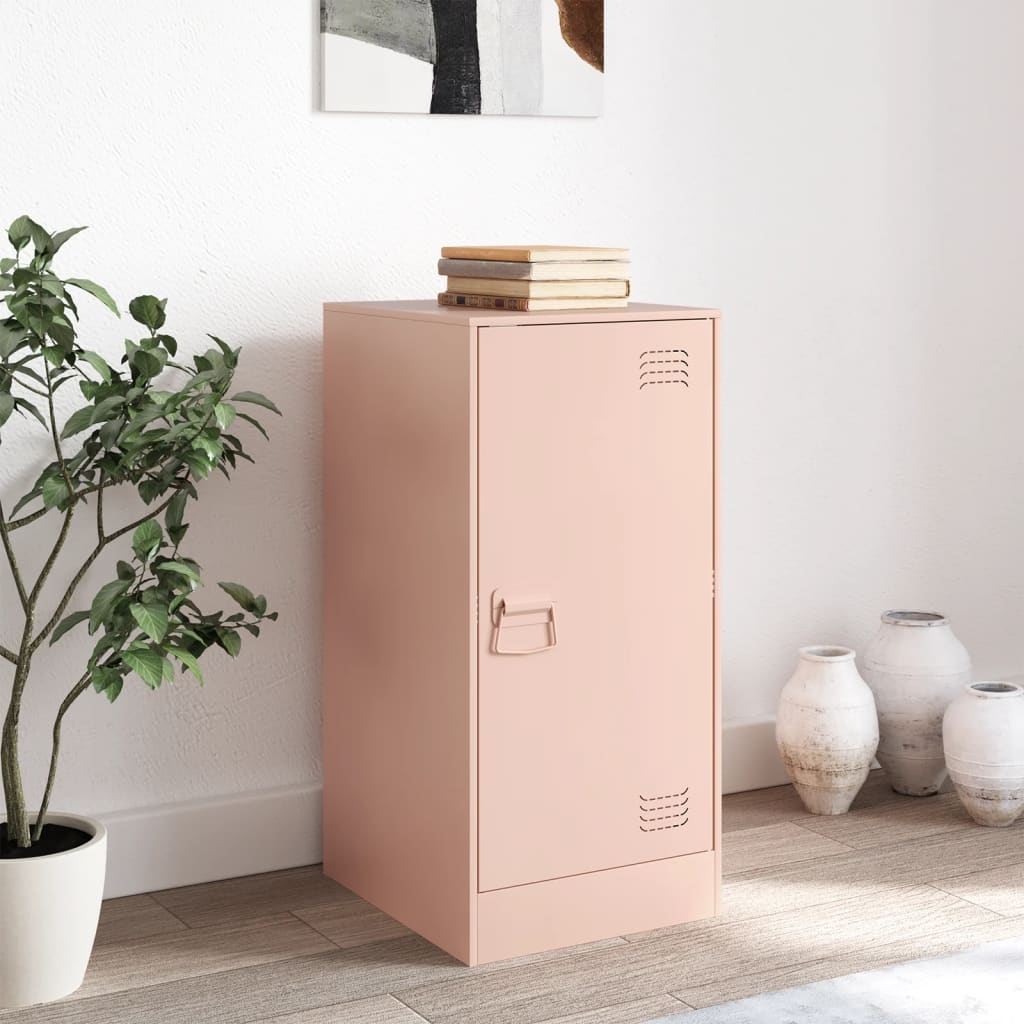 Credenza Rosa 34,5x39x73 cm in Acciaio