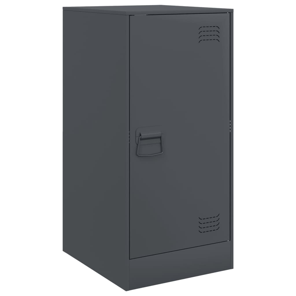 Credenza Antracite 34,5x39x73 cm in Acciaio