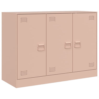 Credenza Rosa 99x39x73 cm in Acciaio