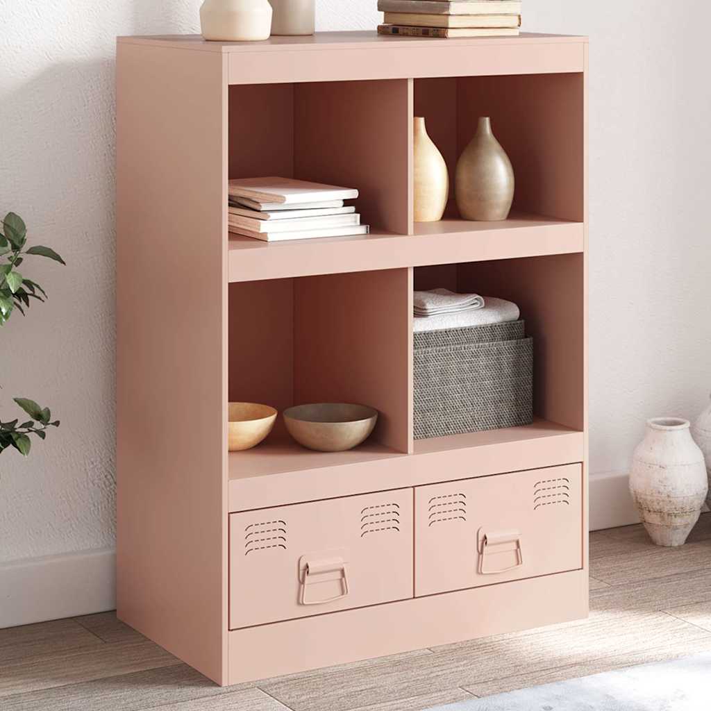 Credenza Rosa 67x39x95 cm in Acciaio