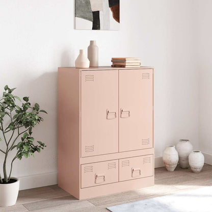 Credenza Rosa 67x39x95 cm in Acciaio