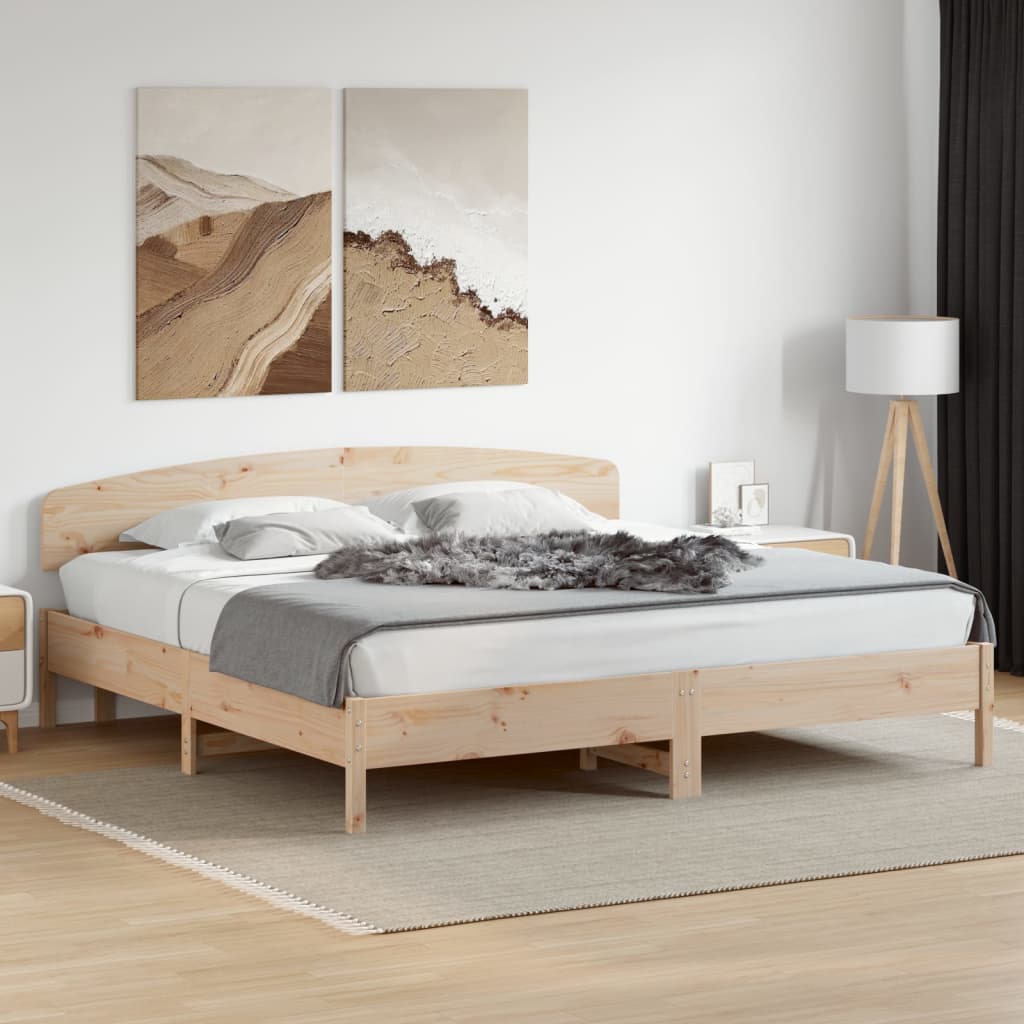 Testiera 180 cm in Legno Massello di Pino