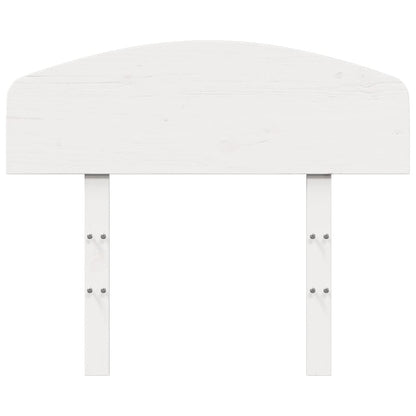 Testiera Bianca 100 cm in Legno Massello di Pino