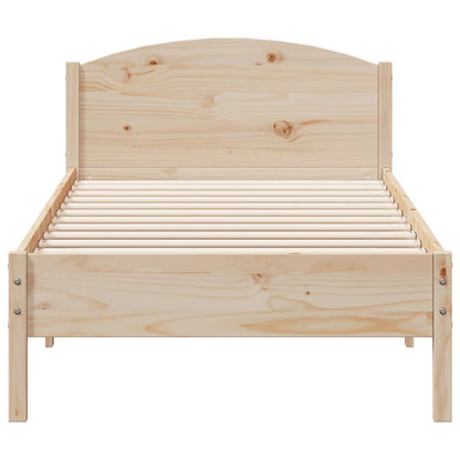 Letto senza Materasso 90x200 cm in Legno Massello di Pino