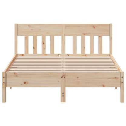 Letto senza Materasso 150x200 cm in Legno Massello di Pino